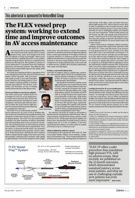 FLEX Vessel Prep in Renal Interventions